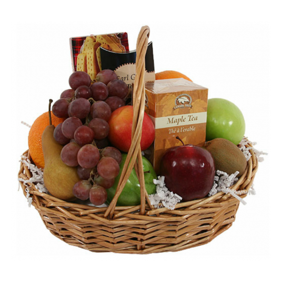 Get Well Fruits and Gourmet Basket