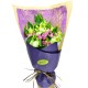 Royal Purple Elegance One Dozen Roses Bouquet