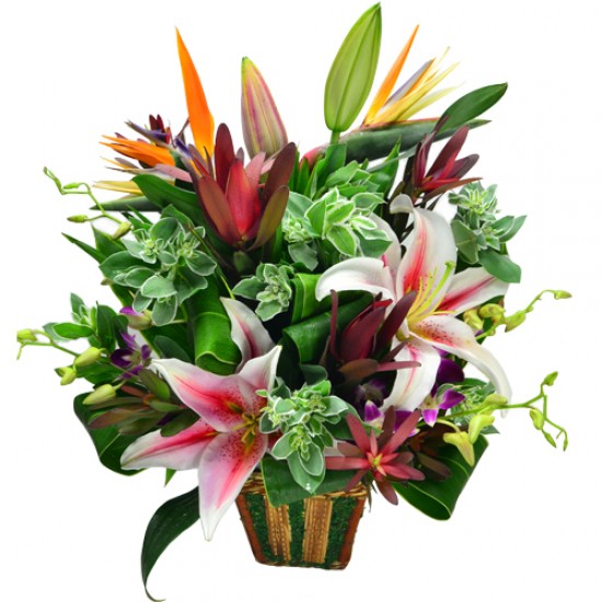 Radiant Warmth Floral Arrangement