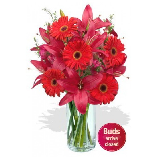 Gerbera and Asiatic Lily Bouquet