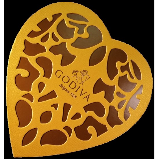 Godiva Chocolate Gold Collection Heart 6pcs